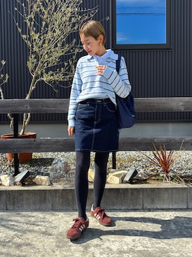 「Barbour（バブアー）のアイテム」を使った、mikkoさん（レディース・161cm）の冬コーディネート