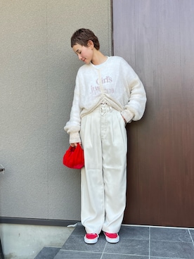 「CEMONEMO（セモネモ）のアイテム」を使った、mikkoさん（レディース・161cm）の冬コーディネート