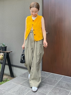 「null.（ヌル）のアイテム」を使った、mikkoさん（レディース・161cm）の夏コーディネート
