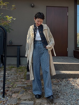 「null.（ヌル）のアイテム」を使った、mikkoさん（レディース・161cm）の冬コーディネート
