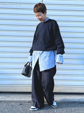 「null.（ヌル）のアイテム」を使った、mikkoさん（レディース・161cm）の春コーディネート