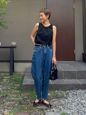 「TODAYFUL（トゥデイフル）のアイテム」を使った、mikkoさん（レディース・161cm）の夏コーディネート