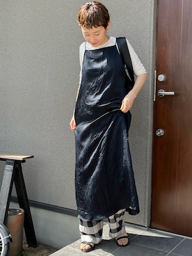 「NOLLEY’S（ノーリーズ）のアイテム」を使った、mikkoさん（レディース・161cm）の春コーディネート