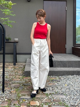 「ATTISESSION（アティセッション）のアイテム」を使った、mikkoさん（骨格ナチュラル・レディース・161cm）の夏コーディネート