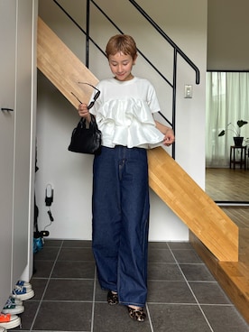 「LIAN（リアン）のアイテム」を使った、mikkoさん（レディース・161cm）の春コーディネート