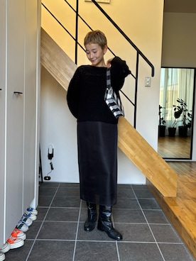 「アイテム（トップス）」を使った、mikkoさん（レディース・161cm・30代）の秋コーディネート