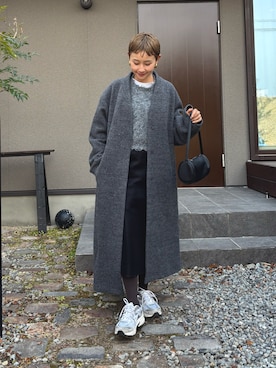 「anuke（アンヌーク）のアイテム」を使った、mikkoさん（レディース・161cm）の冬コーディネート