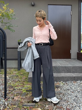 「アイテム（パンツ）」を使った、mikkoさん（レディース・161cm・30代）の冬コーディネート