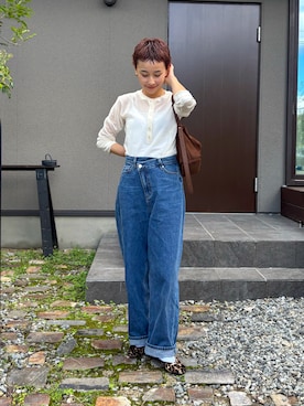 「CENE（セネ）のアイテム」を使った、mikkoさん（レディース・161cm）の秋コーディネート