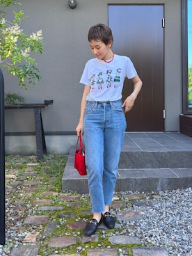 「CENE（セネ）のアイテム」を使った、mikkoさん（レディース・161cm）の夏コーディネート