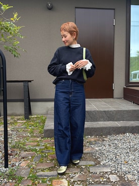 「PHILIPPE AUDIBERT（フィリップ オーディベール）のアイテム」を使った、mikkoさん（レディース・161cm）の春コーディネート