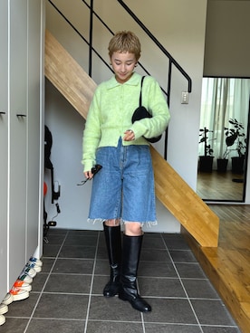 「アイテム（ハンドバッグ）」を使った、mikkoさん（レディース・161cm）の秋コーディネート