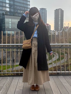 「COMME CA ISM（コムサイズム）のアイテム」を使った、SEAさん（レディース・156cm）の春コーディネート