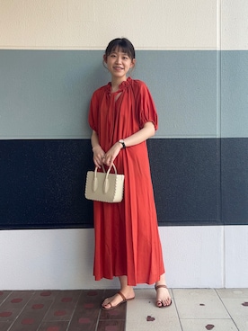 「nano・universe」｜「アイテム（その他）」を使った、さとう よしえさん（レディース・164cm）の夏コーディネート