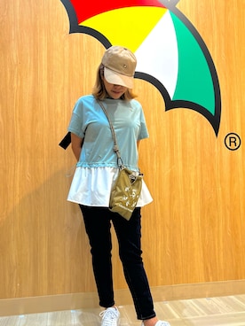 アーノルドパーマー@イオンモール東浦店さん（レディース・155cm）の夏コーディネート