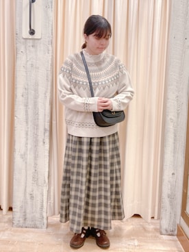 akariさん（レディース・156cm）の冬コーディネート