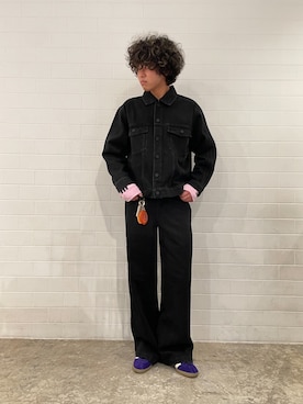 「クセニア・シュナイダー」｜「アイテム（デニムジャケット）」を使った、y.nさん（メンズ・176cm）の夏コーディネート