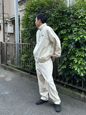 「MANASTASH（マナスタッシュ）のアイテム（ブルゾン）」を使った、Eitaさん（メンズ・180cm）の春コーディネート