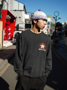 「冬コーデ、スニーカーコーデ」｜「アイテム（その他パンツ）」を使った、Eitaさん（メンズ・180cm）の冬コーディネート