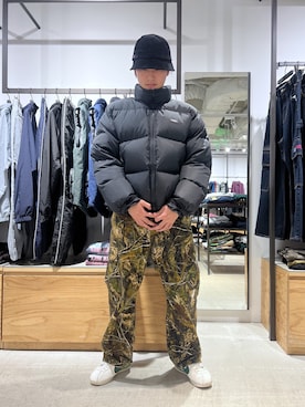 「XLARGE（エクストララージ）のアイテム（ダウンジャケット/コート）」を使った、guriさん（メンズ・173cm）の秋コーディネート