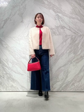 「ANAYI（アナイ）のアイテム（ジャケット/アウター）」を使った、Miura.yさん（レディース・168cm）の秋コーディネート