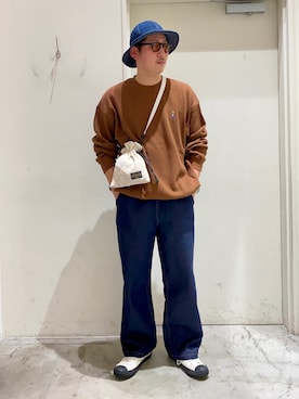 「PENDLETON（ペンドルトン）のアイテム（バッグ）」を使った、hirokyun25さん（メンズ・175cm）の秋コーディネート
