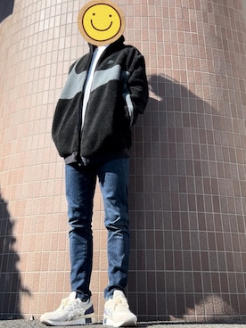 「NIKE（ナイキ）のアイテム（ブルゾン）」を使った、kysokoさん（メンズ・170cm）の冬コーディネート
