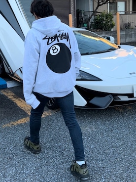 「STUSSY（ステューシー）のアイテム」を使った、kyoskeさん（メンズ・170cm）の秋コーディネート