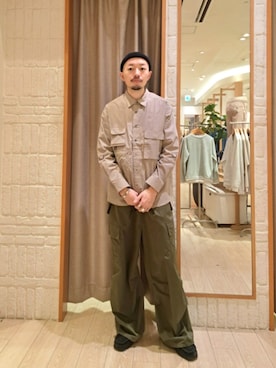 「アウトドア」｜ながやまさん（メンズ・176cm）の春コーディネート