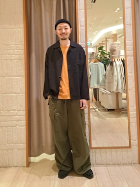 「ROSTER SOX（ロスターソックス）のアイテム」を使った、ながやまさん（メンズ・176cm）の春コーディネート