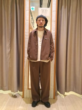 ながやまさん（メンズ・176cm）の冬コーディネート