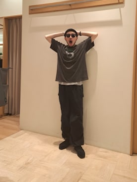 「ネコ」｜ながやまさん（メンズ・176cm）の夏コーディネート