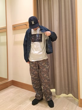 ながやまさん(メンズ・176cm)の春コーディネート