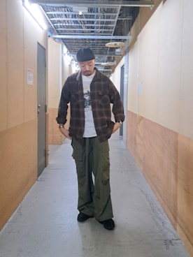 「FREDY&GLOSTER」｜ながやまさん（メンズ・176cm）の秋コーディネート