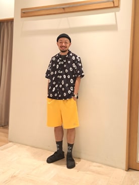 「アイテム（ソックス/靴下）」を使った、ながやまさん（メンズ・176cm）の夏コーディネート