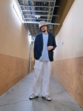 ながやまさん(メンズ・176cm)の春コーディネート