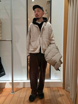 「ジャックパーセル」｜ながやまさん（メンズ・176cm）の冬コーディネート