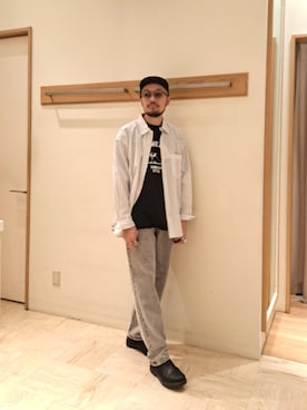 「FREDY&GLOSTER」｜ながやまさん（メンズ・176cm）の秋コーディネート