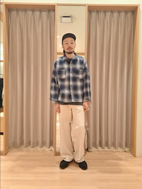 「FREDY&GLOSTER」｜ながやまさん（メンズ・176cm）の秋コーディネート