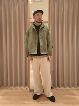 「FREDY&GLOSTER」｜ながやまさん（メンズ・176cm）の秋コーディネート