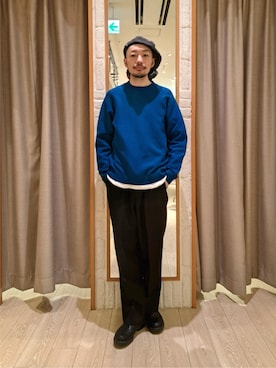「FREDY&GLOSTER」｜ながやまさん（メンズ・176cm）の冬コーディネート