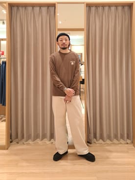 「FREDY&GLOSTER」｜ながやまさん（メンズ・176cm）の秋コーディネート