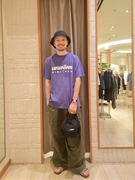 「GOOD ROCK SPEED（グッドロックスピード）のアイテム」を使った、ながやまさん（メンズ・176cm）の夏コーディネート