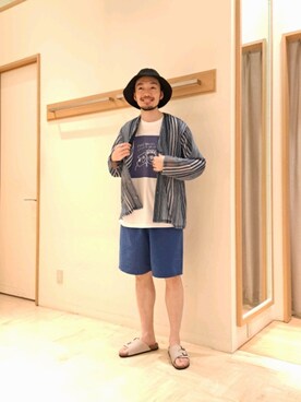 ながやまさん（メンズ・176cm）の夏コーディネート