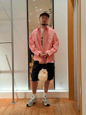 「halo commodity（ハロ　コモディティー）のアイテム」を使った、ながやまさん（メンズ・176cm）の秋コーディネート