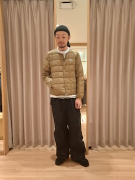 「FREDY&GLOSTER」｜ながやまさん（メンズ・176cm）の秋コーディネート