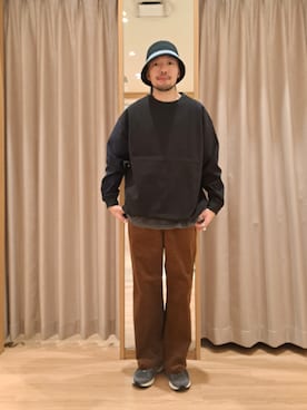 「FREDY&GLOSTER」｜ながやまさん（メンズ・176cm）の秋コーディネート