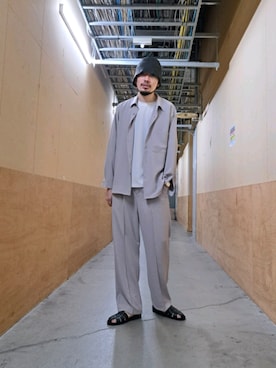 ながやまさん(メンズ・176cm)の春コーディネート