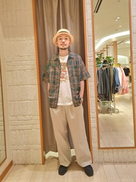 ながやまさん(メンズ・176cm)の夏コーディネート