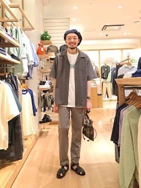 「PENDLETON（ペンドルトン）のアイテム（バッグ）」を使った、ながやまさん（メンズ・176cm）の夏コーディネート